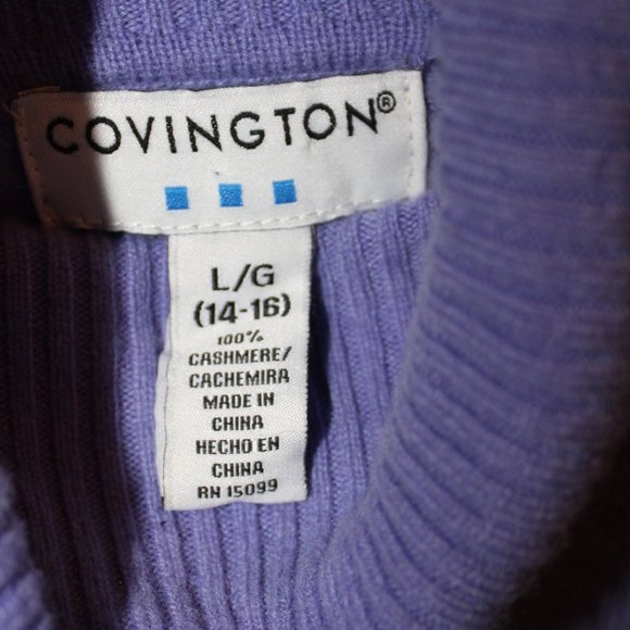 Cashmere Turtleneck Women's Sweater - Picture 3 of 4